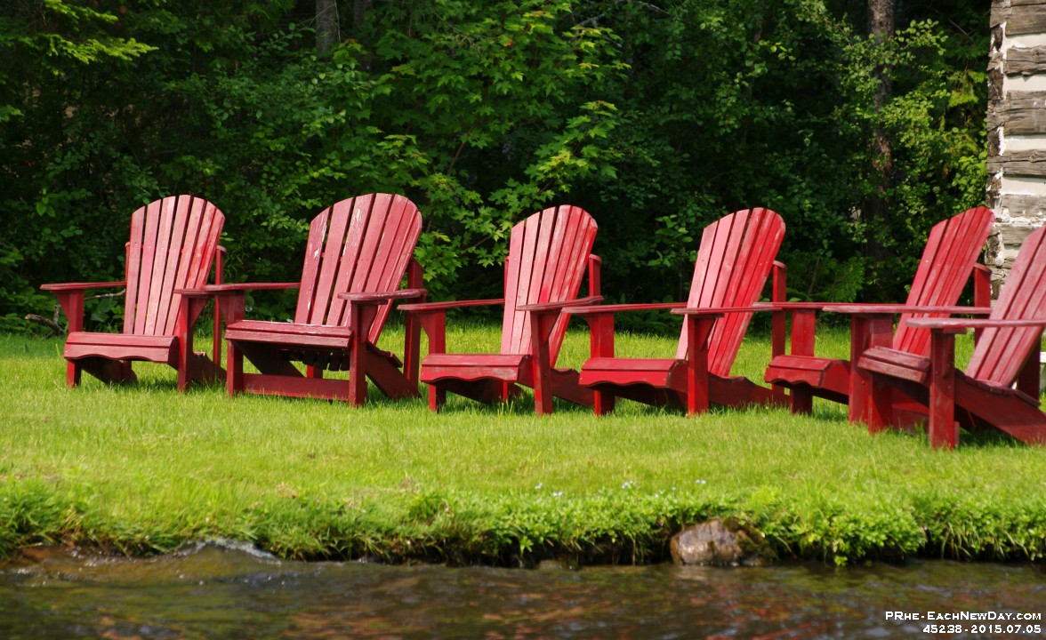 45238RoCrLe - Adirondack Chairs on the neighbour's yard